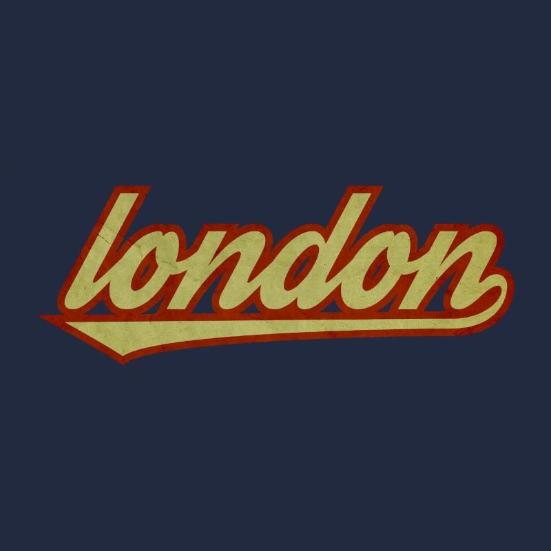London Retro Script Logo