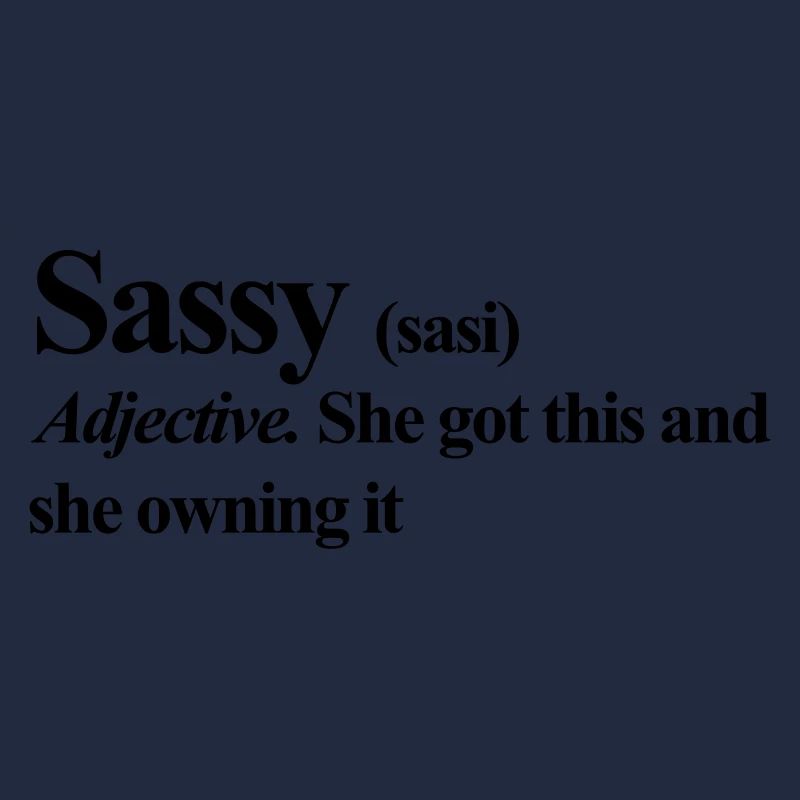 Sassy verb