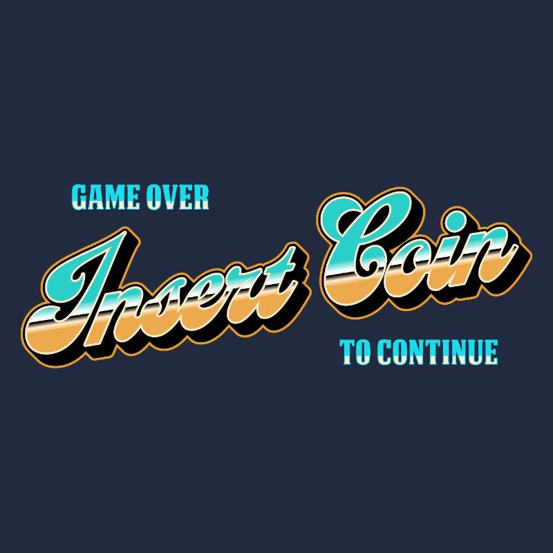Insert Coin Arcade Nostalgia