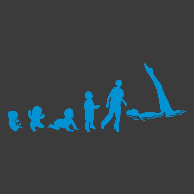 Evolution synchro swimming fetus human8