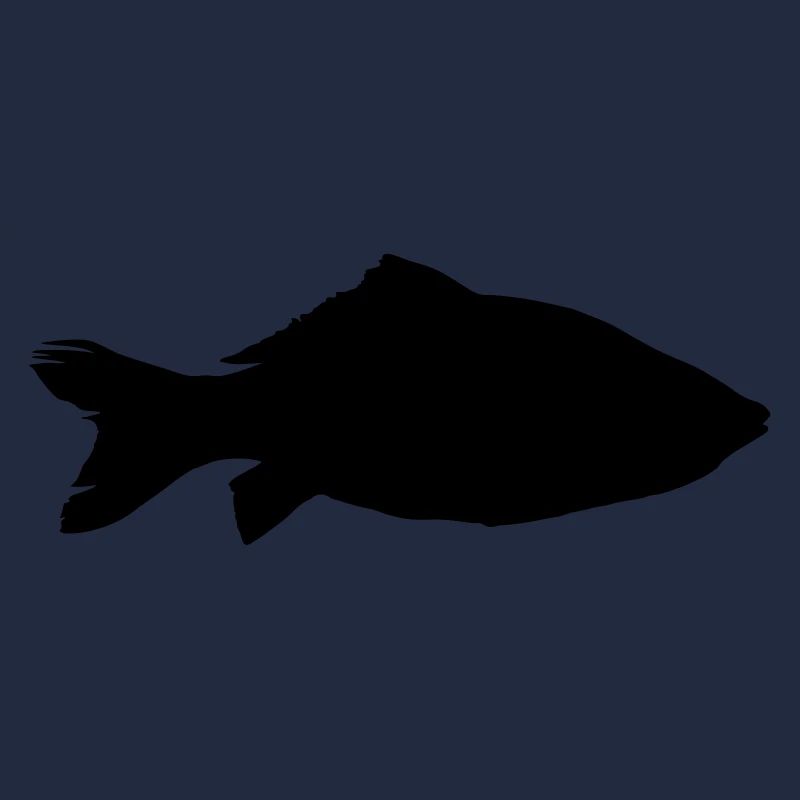 fish carp silhouette
