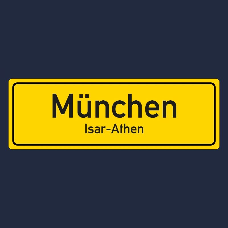 Munich place name sign Germany