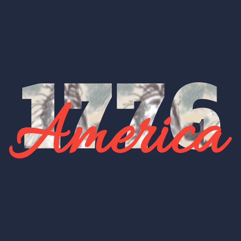 1776 America Script Overlay