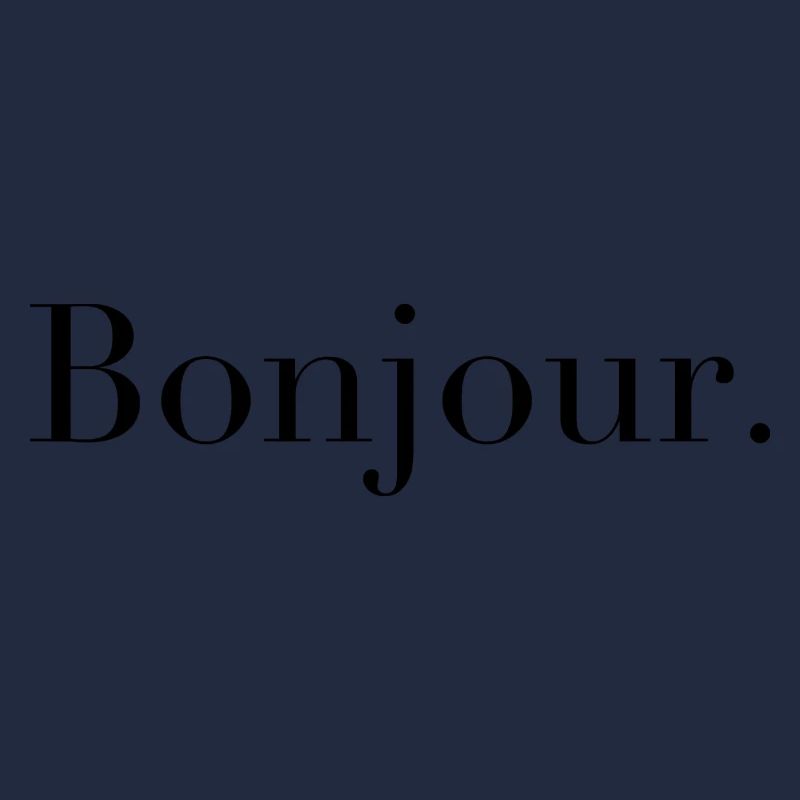 Bonjour