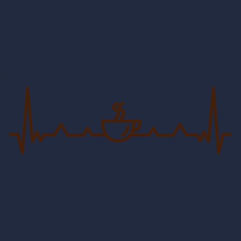 Coffee Pulse Heartbeat Pattern