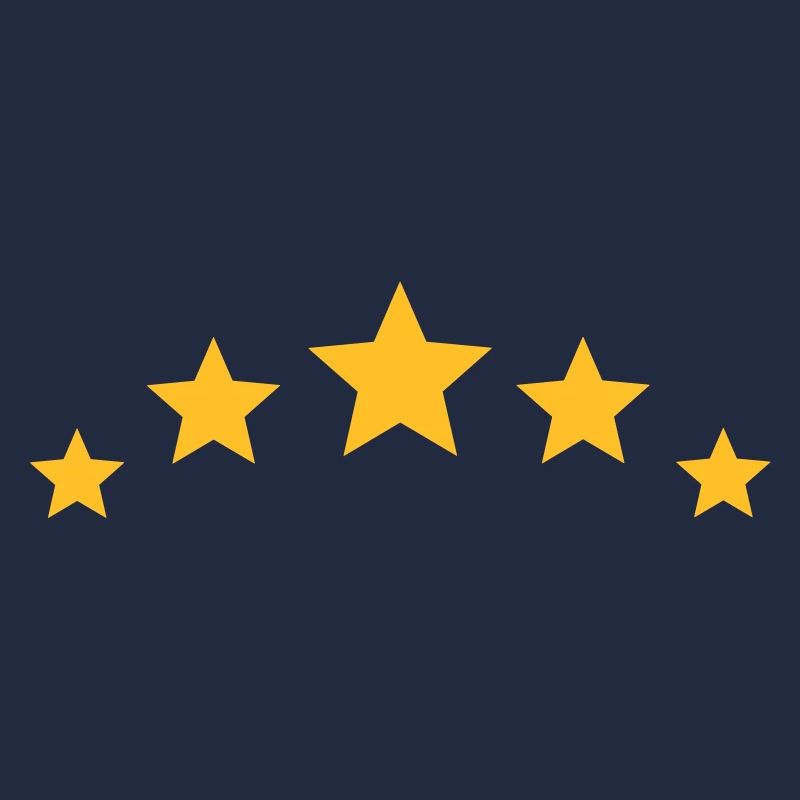 Étoiles - 5 étoiles (5 points) | Vectorale