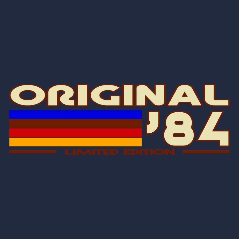 Originale 84er Retro-Streifen