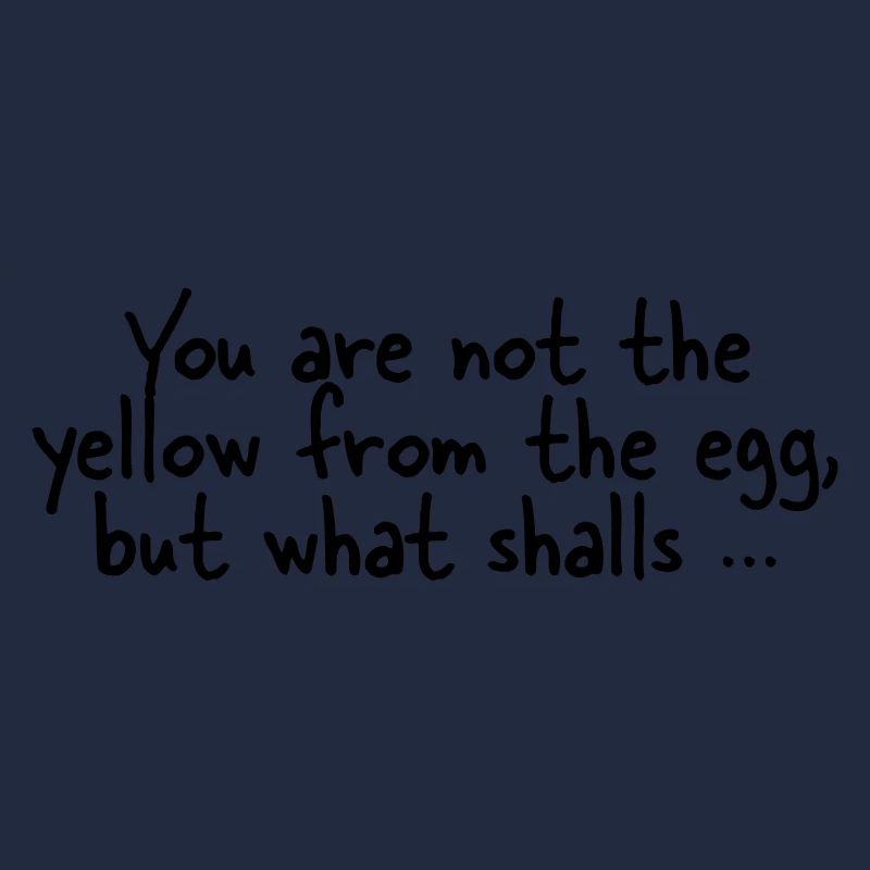 The yellow from the egg