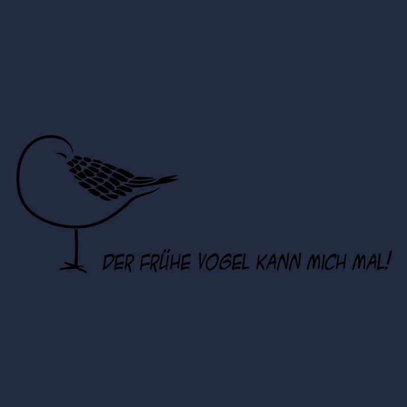 der frühe vogel kann mich mal möwe schlafen schlaf
