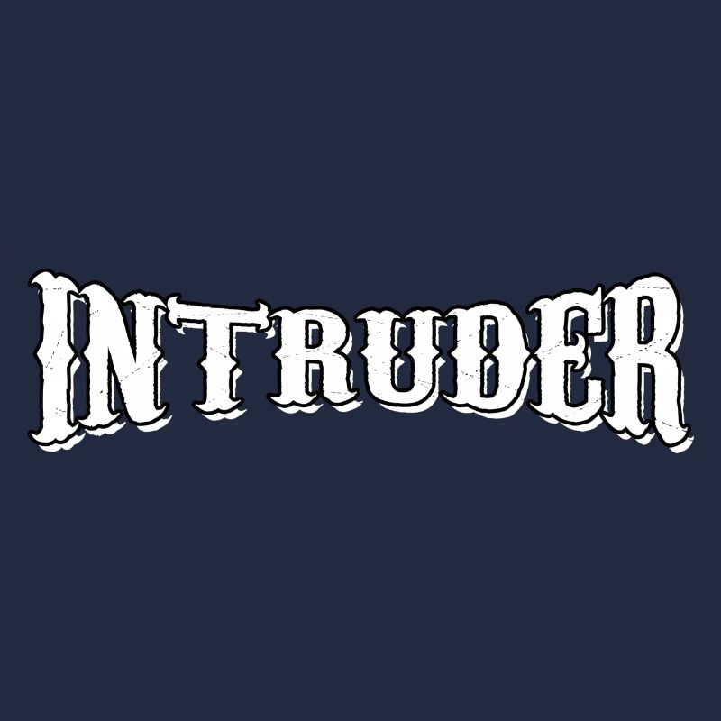 intruder hacker eindringling clan sticker computer