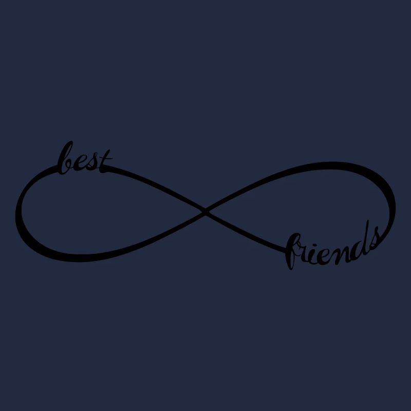 Infinity best friends forever Unendlichkeit Loop 8