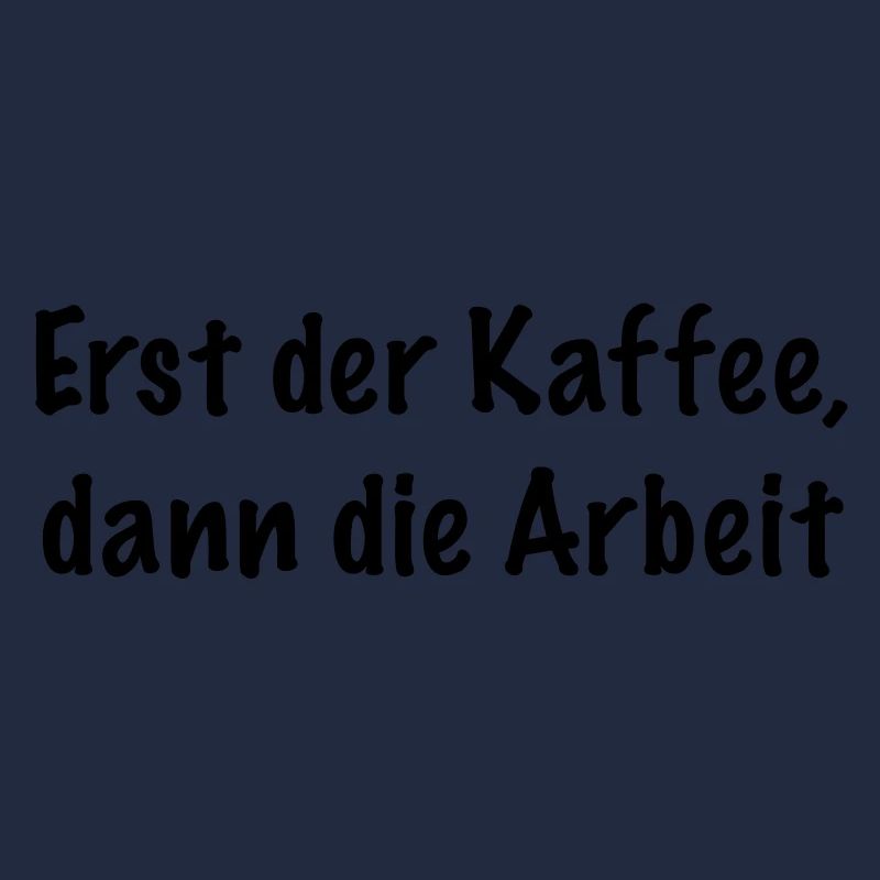 First the coffee, then the work