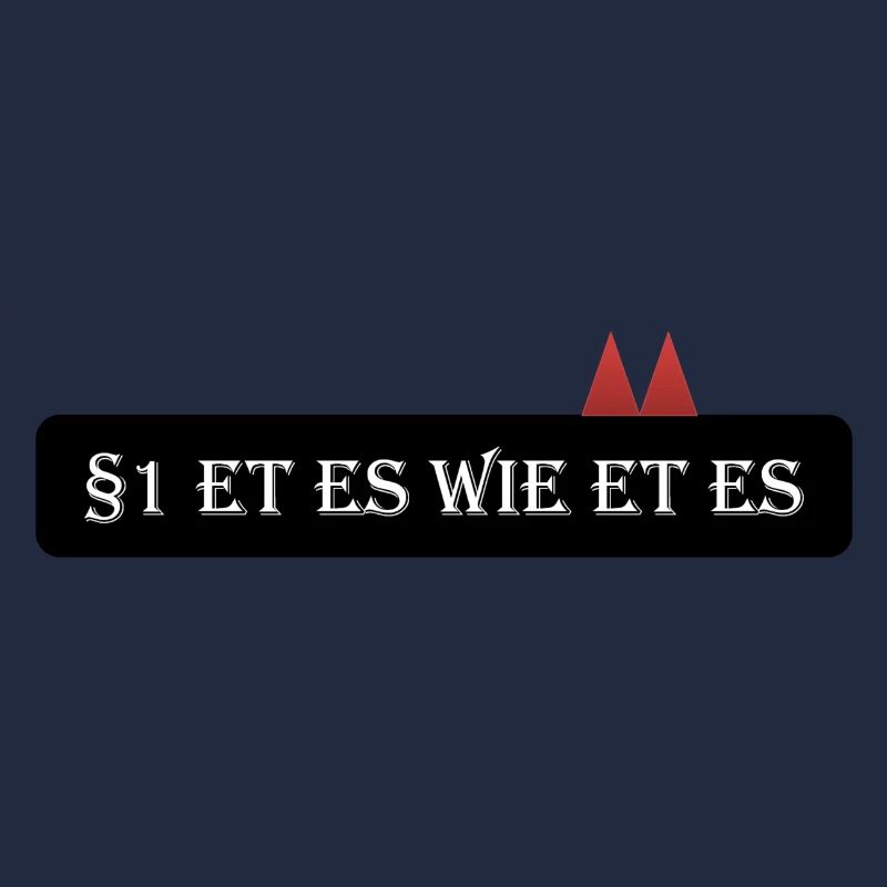 Article 1: Et comme et. - Et Kölsche