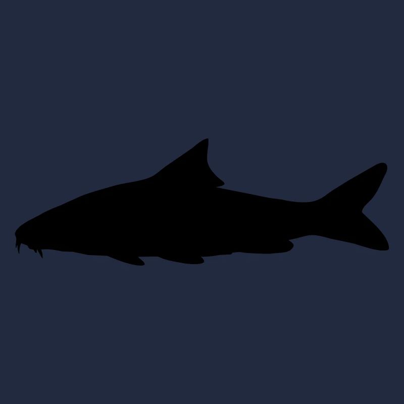 Fisch-Silhouette Barbe