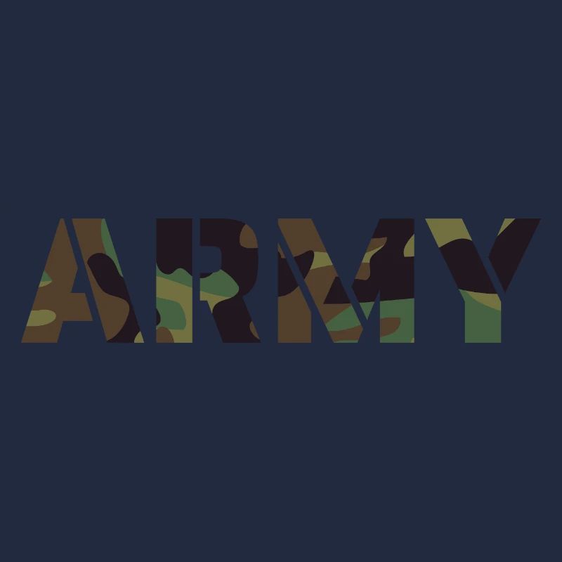 ARMY Text UK Camouflage Pattern