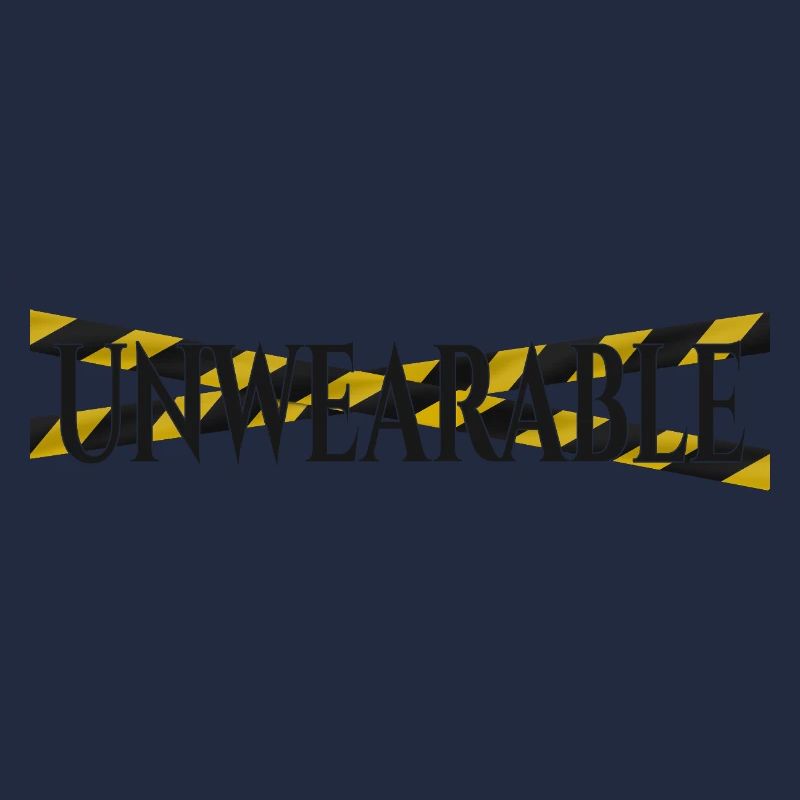 Unwearable – Statement Design with Warning Tape