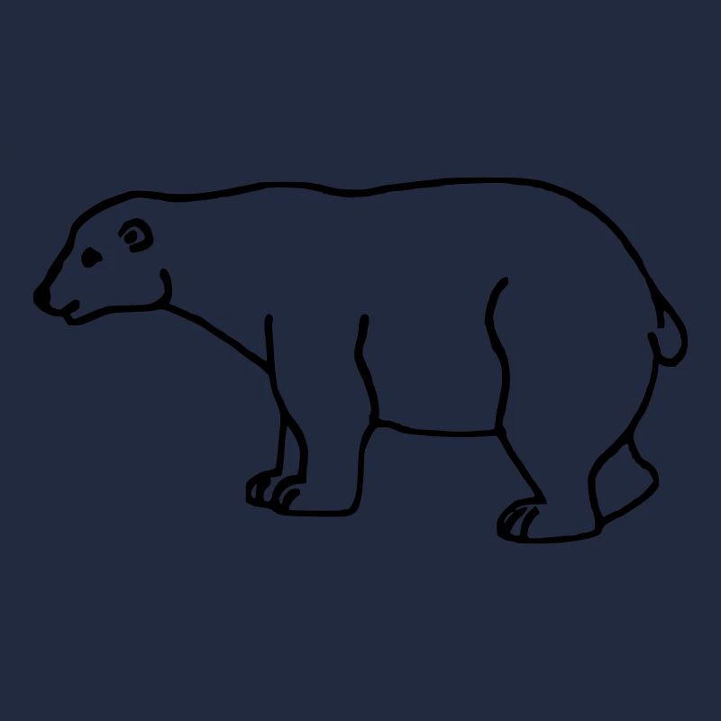 A polar bear