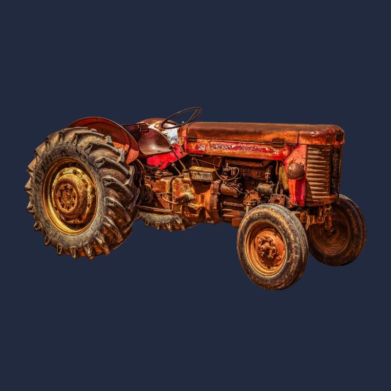 roter Traktor Oldtimer