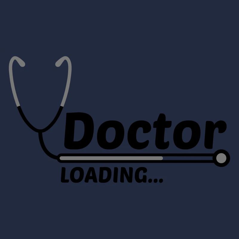 doctor training loading loading bar stethoscope ab