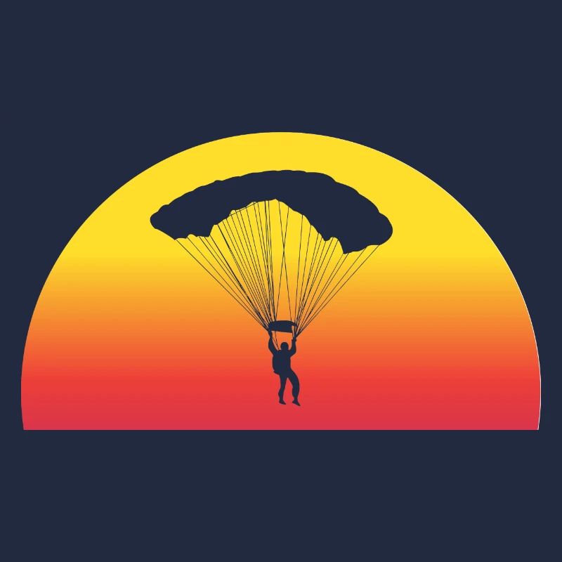 Adventurous Skydive Sunset