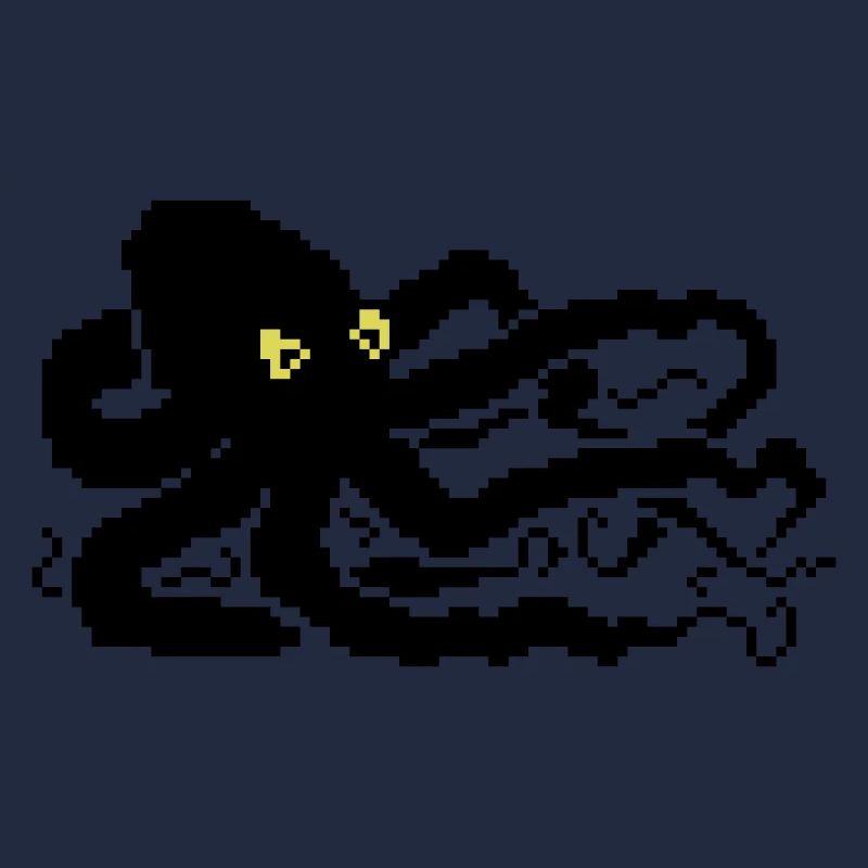 Pieuvre pixel 8 bits