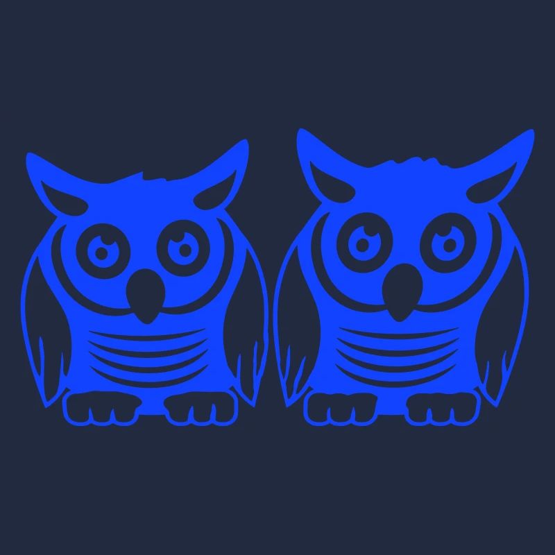 2 Eulen Team Vogel Freunde zwei Schleiereulen Crew