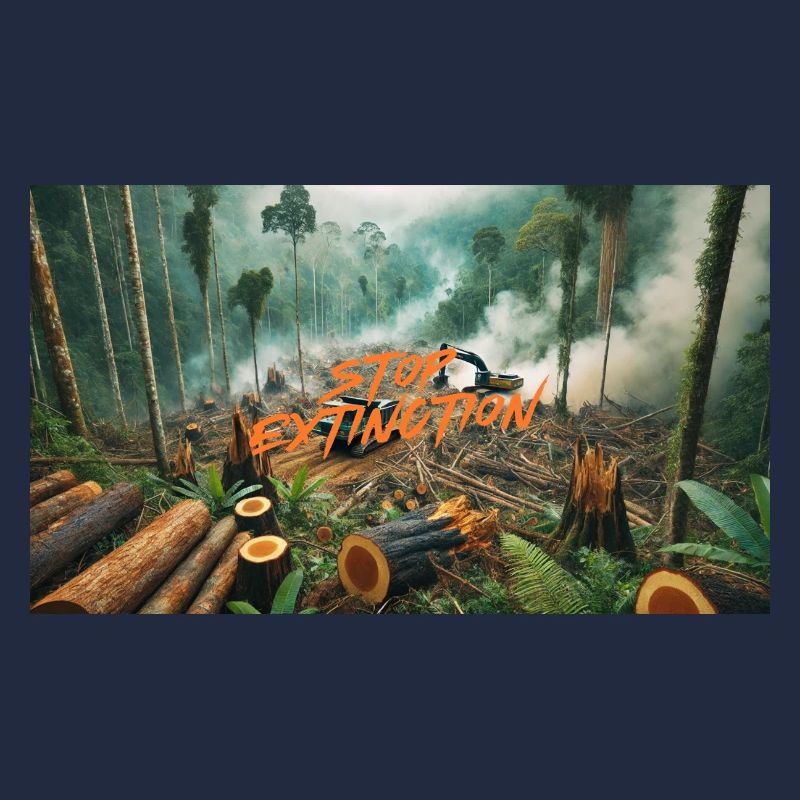 Stop Extinction: Waldschutz Design