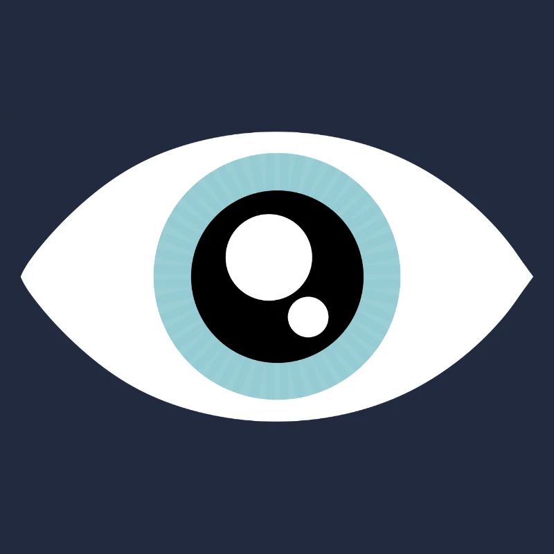 Aqua Eye Minimal Circle
