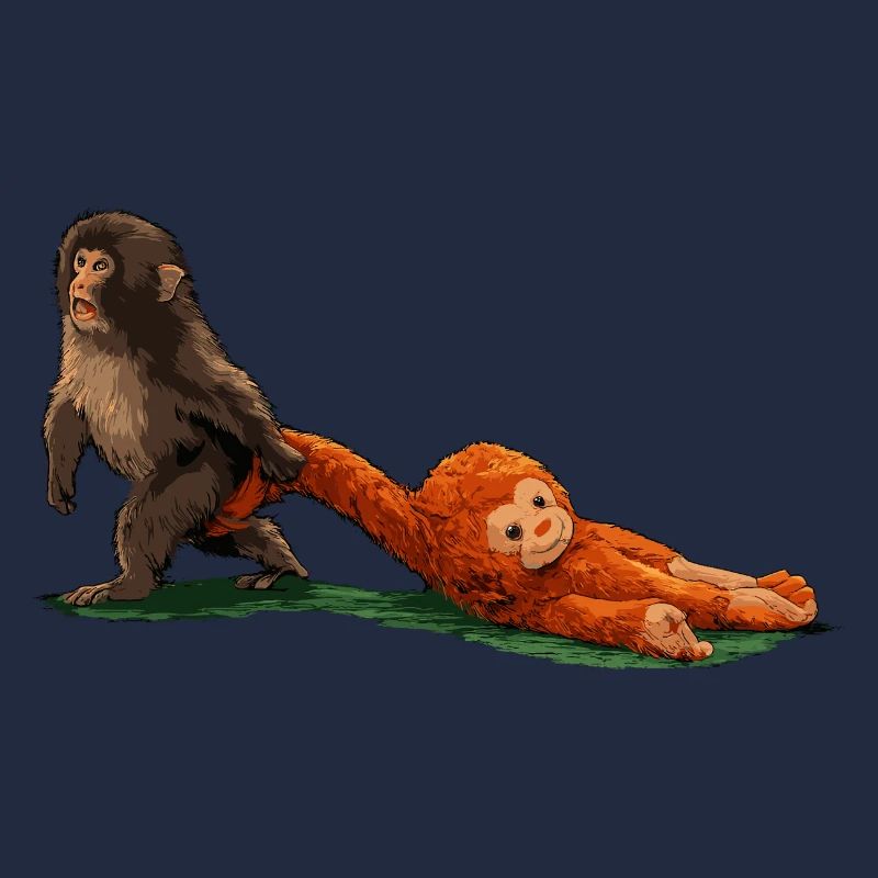 Frappe le singe