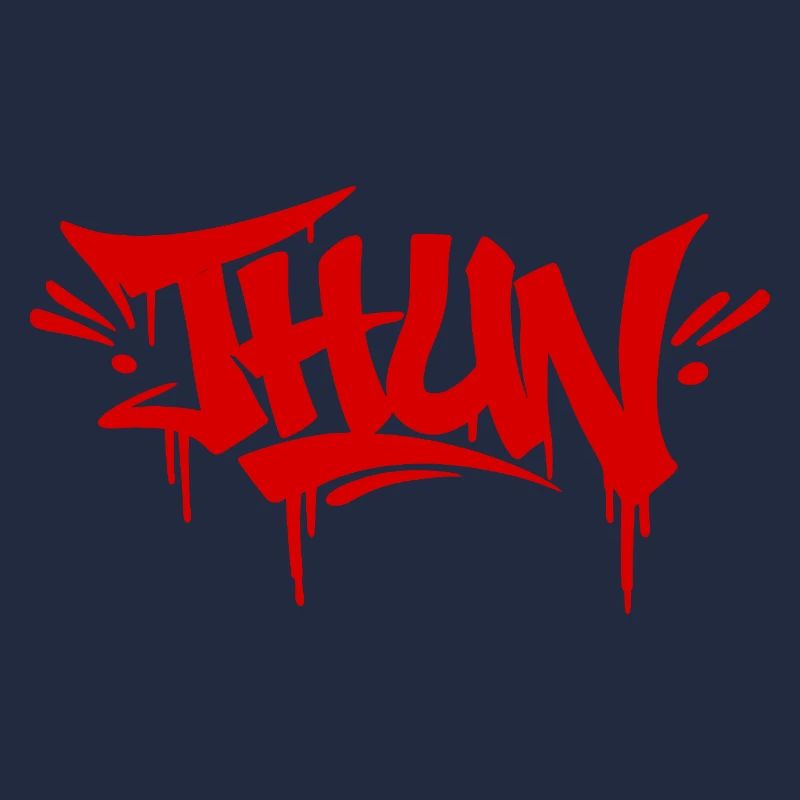 Thun Graffiti Tag rouge