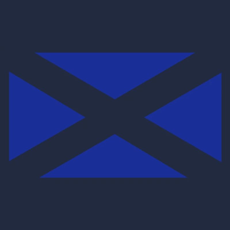 Flagge eine Farbe schottischen