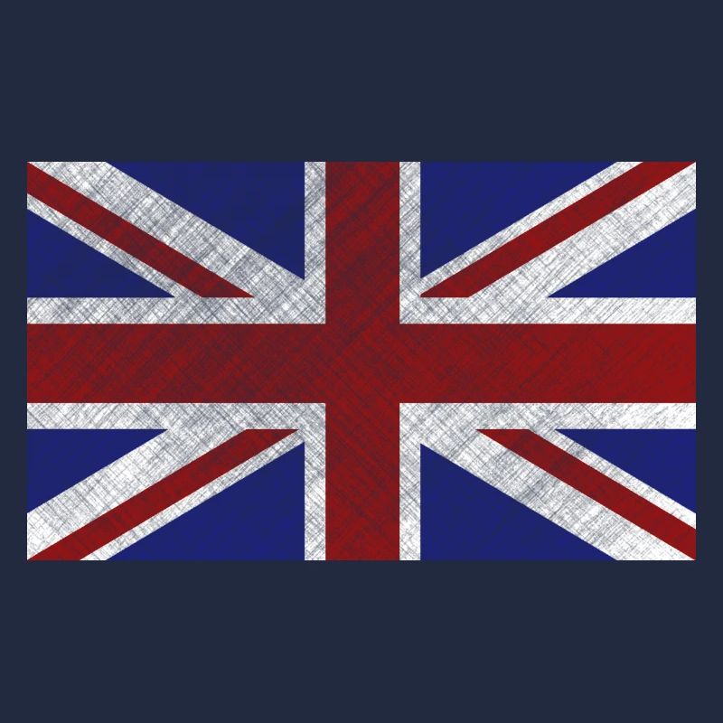 Grunge Union Jack-Flagge