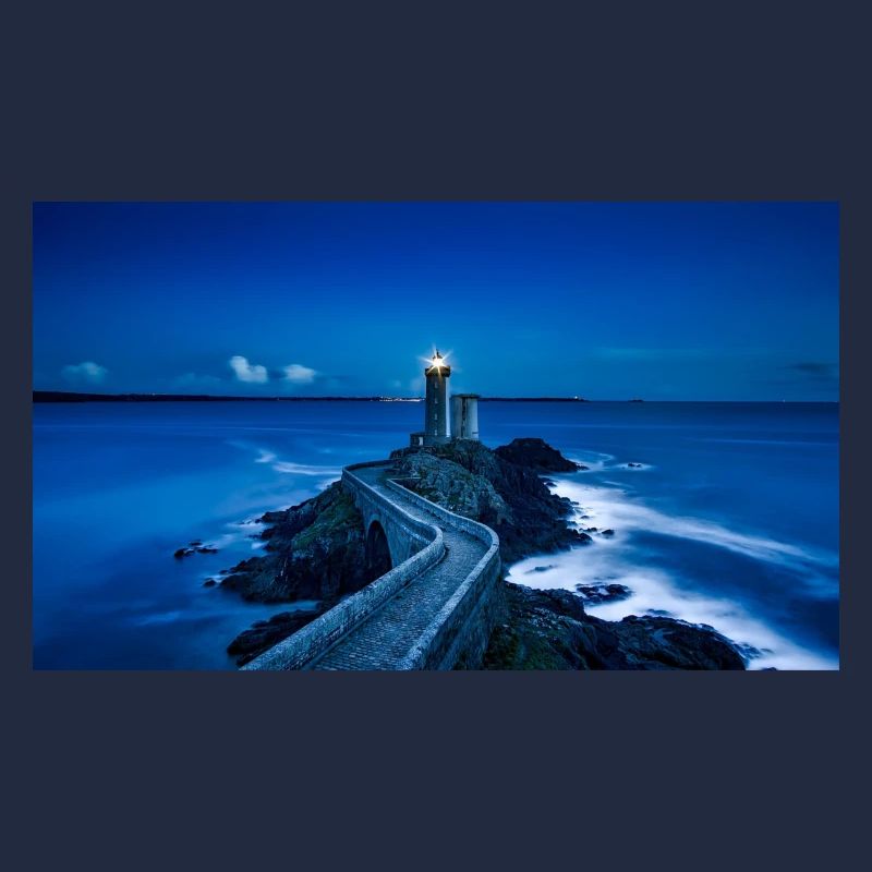Coast with lighthouse