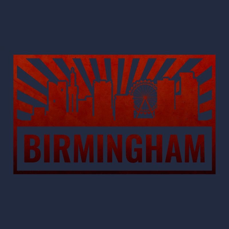 Birmingham Skyline Silhouette