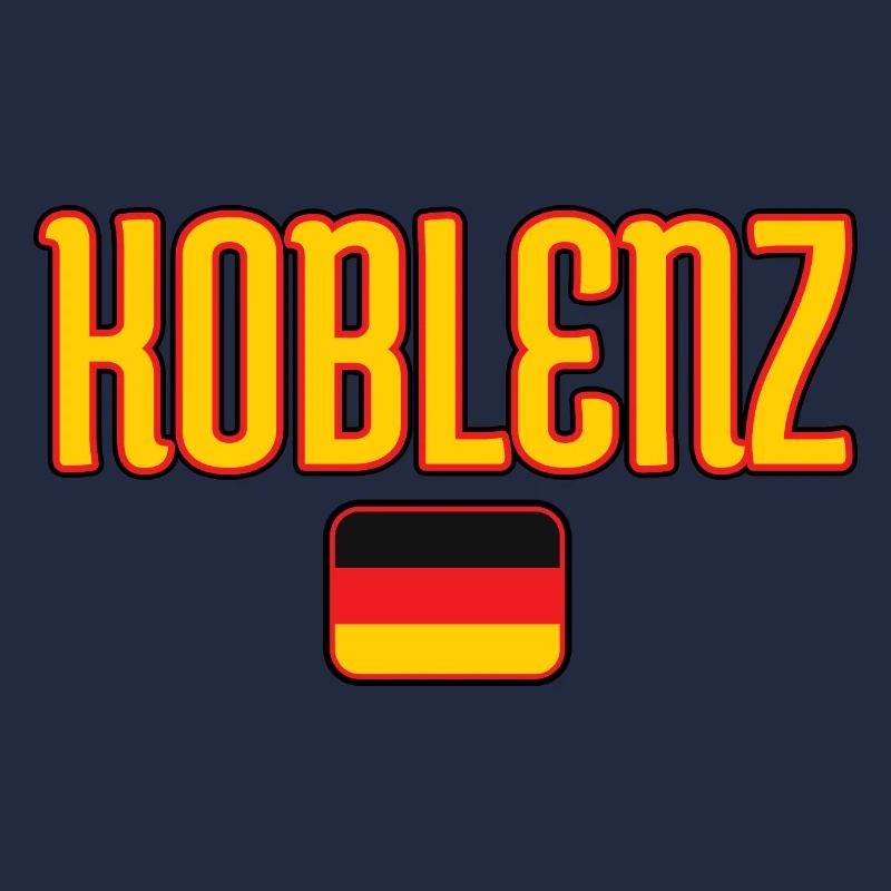 Coblence Allemagne Drapeau Design