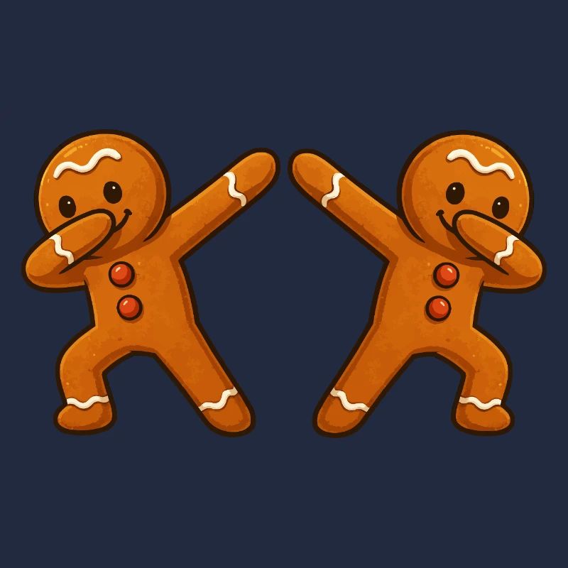 Gingerbread Man Dabbing 2