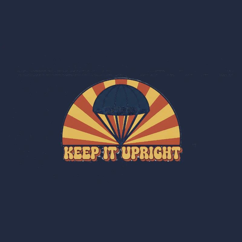 Keep It Upright Parachute Sunburst