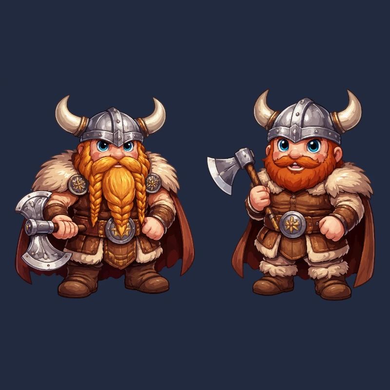 Zwergenvikings Duo