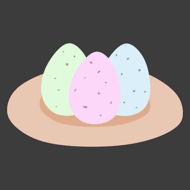 Pastel Easter Egg Nest