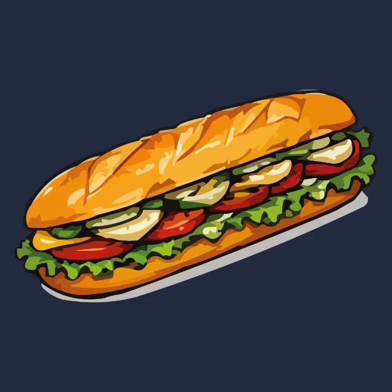 Frischer Sandwich Blickfang