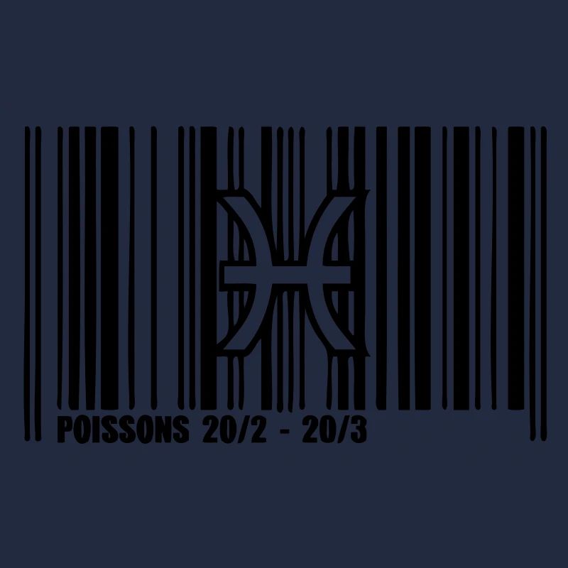 Sternzeichen Fische Barcode