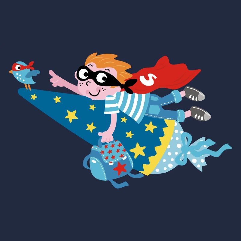 Superheld 2025! Hurra ich bin ein Schulkind!