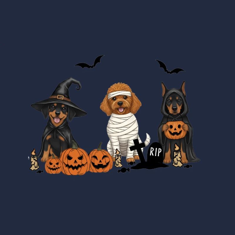Hunde-Halloween
