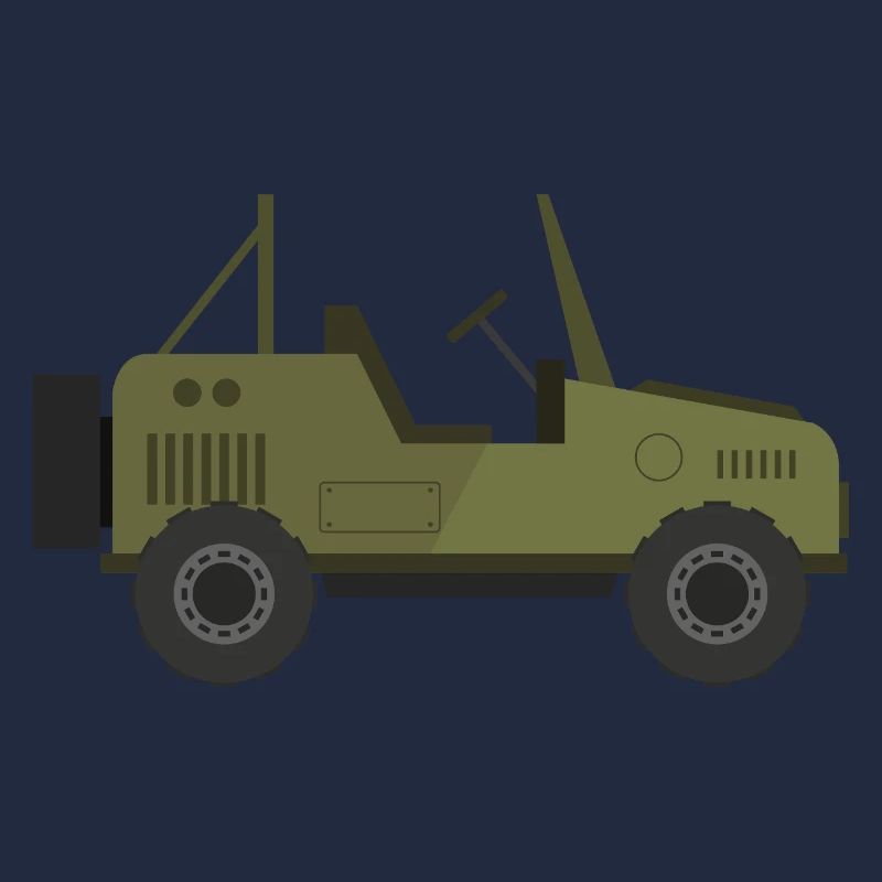 Militär-Jeep