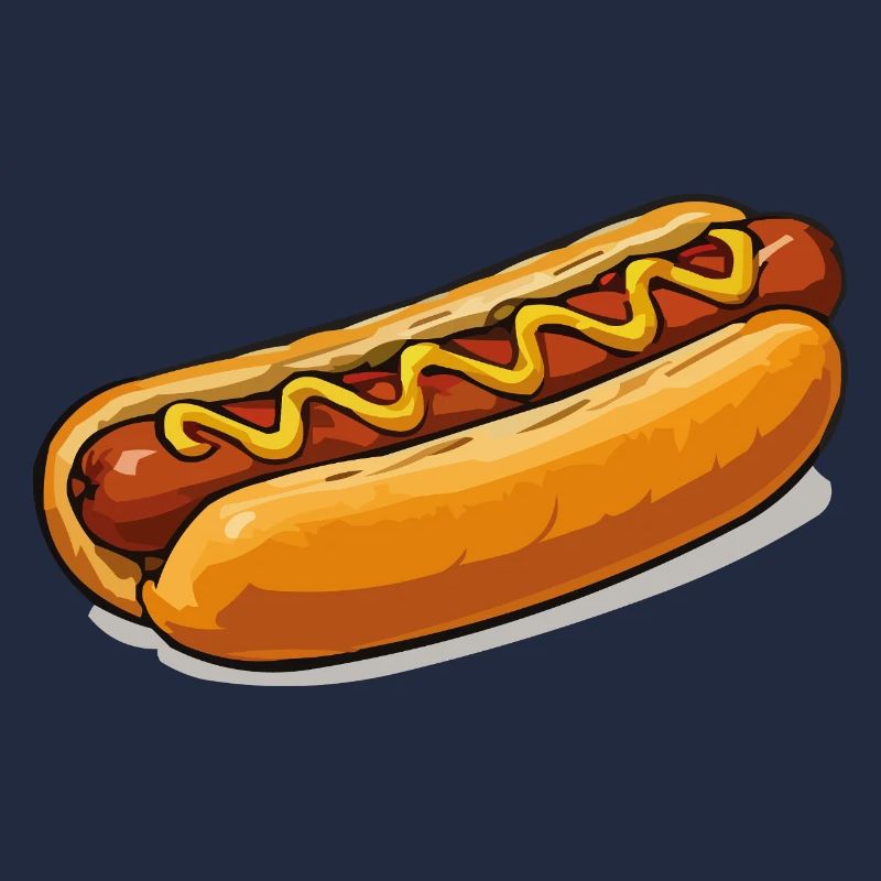 Cheerful Hot Dog Comic