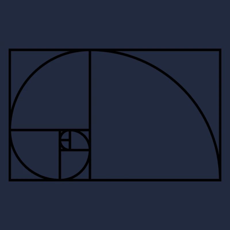 Fibonacci Spirale Mathematik Geschenk Idee Nerd