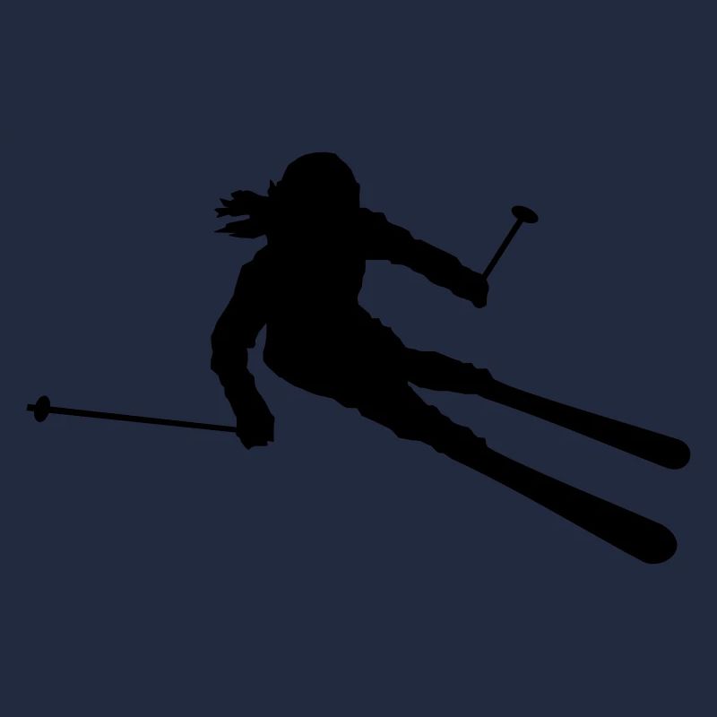 Skifahrerin