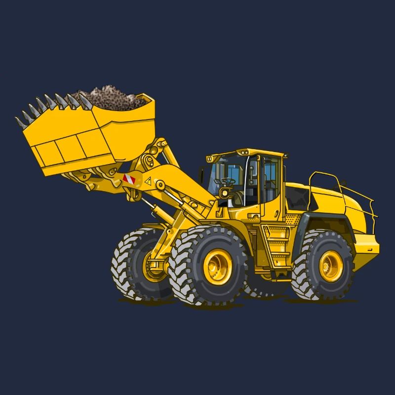 Wheel loader, construction machine