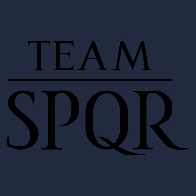 Team SPQR Logo Vector Dark