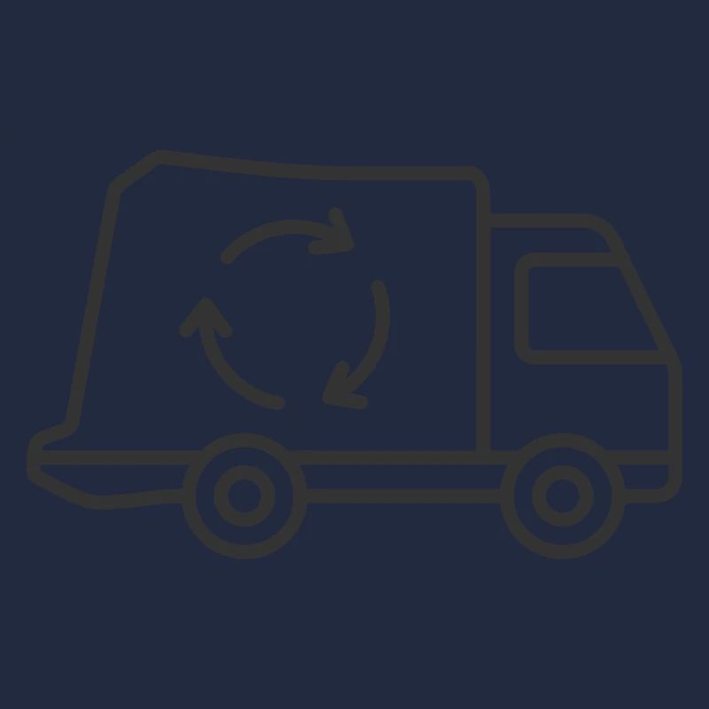 Müllwagen-Symbol